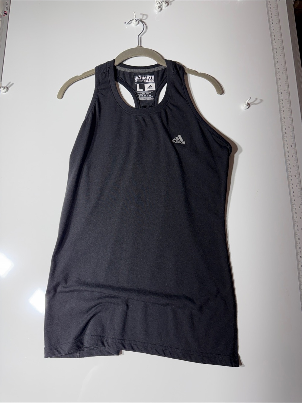 adidas Black Racerback Performance Tank Top